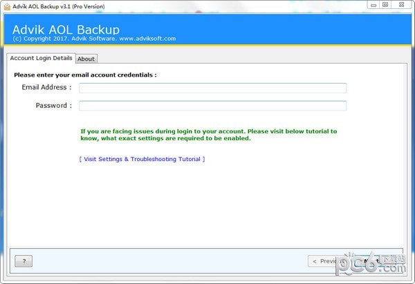 Advik AOL Backup(AOL郵件備份工具)