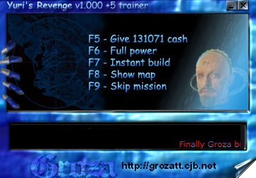 紅警2尤里的復(fù)仇五項(xiàng)修改器