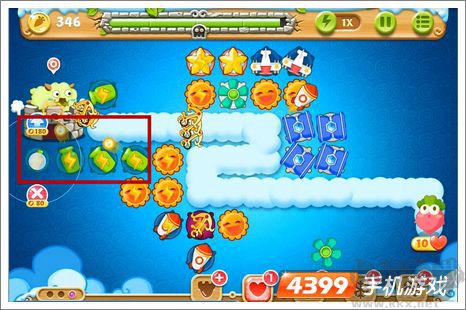 保衛(wèi)蘿卜2第60關(guān)攻略