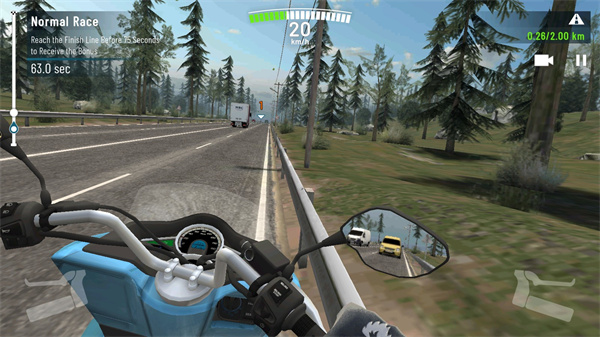 瘋狂摩托車賽車游戲[無限金幣]