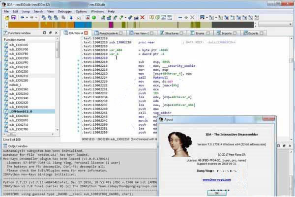 IDA Pro(反匯編分析工具)