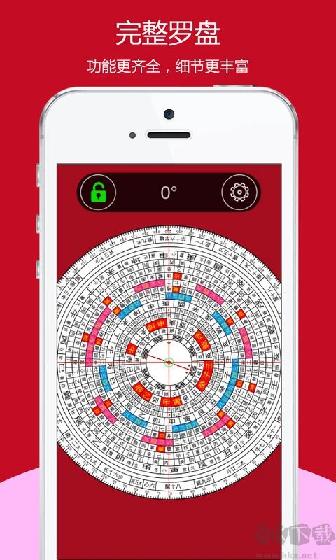 手機(jī)自動定位風(fēng)水羅盤