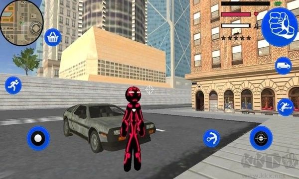 火柴人繩索紅蜘蛛俠