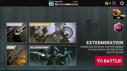 狂野西部生存僵尸射手內(nèi)置菜單版