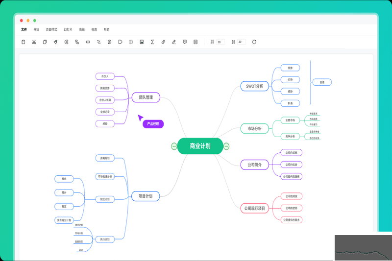 MindMaster(PC高效)思維導(dǎo)圖綠色最新版