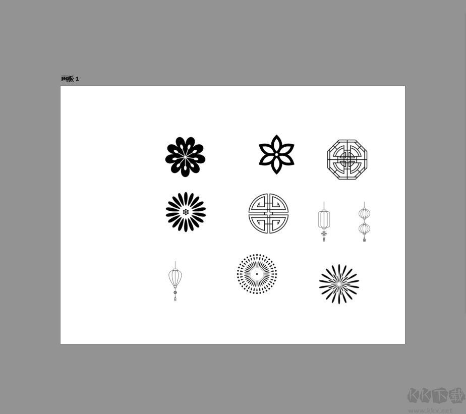 ps中國風筆刷素材