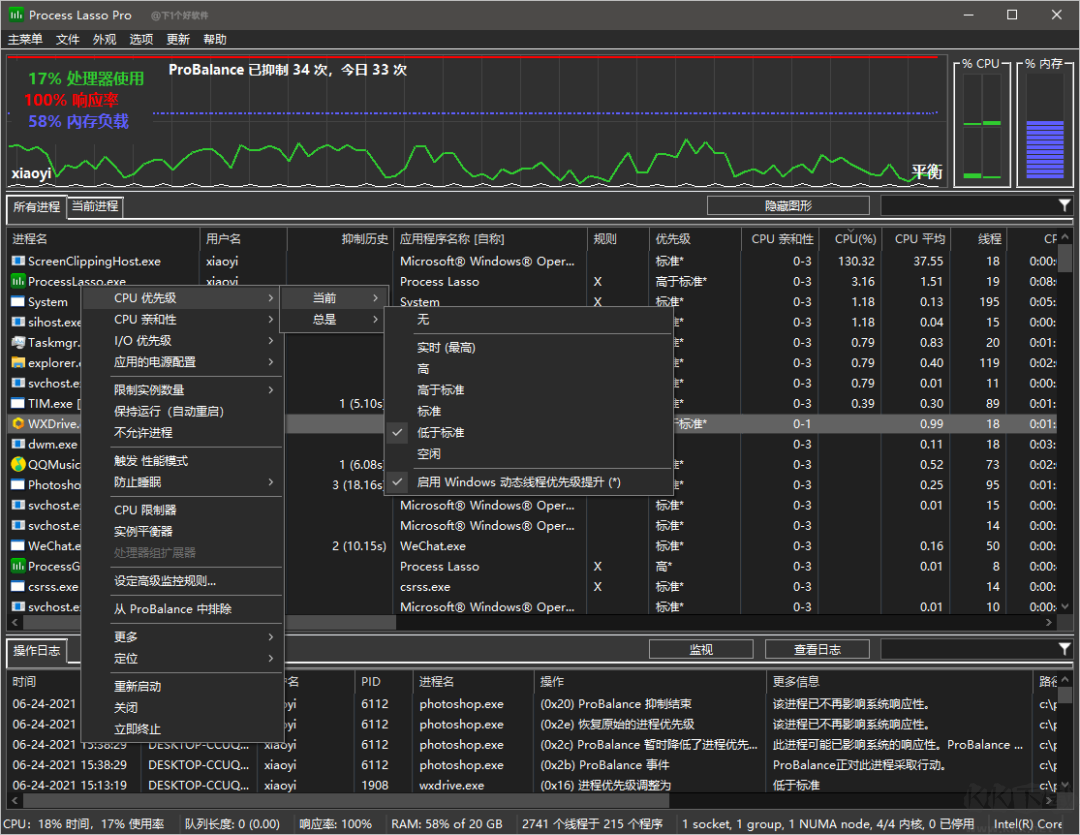 process lasso pro 10中文破解版(電腦進(jìn)程監(jiān)控軟件)