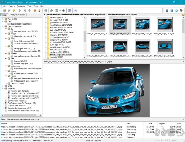 圖像瀏覽下載器(Extreme Picture Finder)
