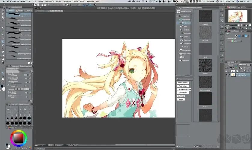 CLIP STUDIO PAINT EX+破解版中文版(含Materials素材庫)