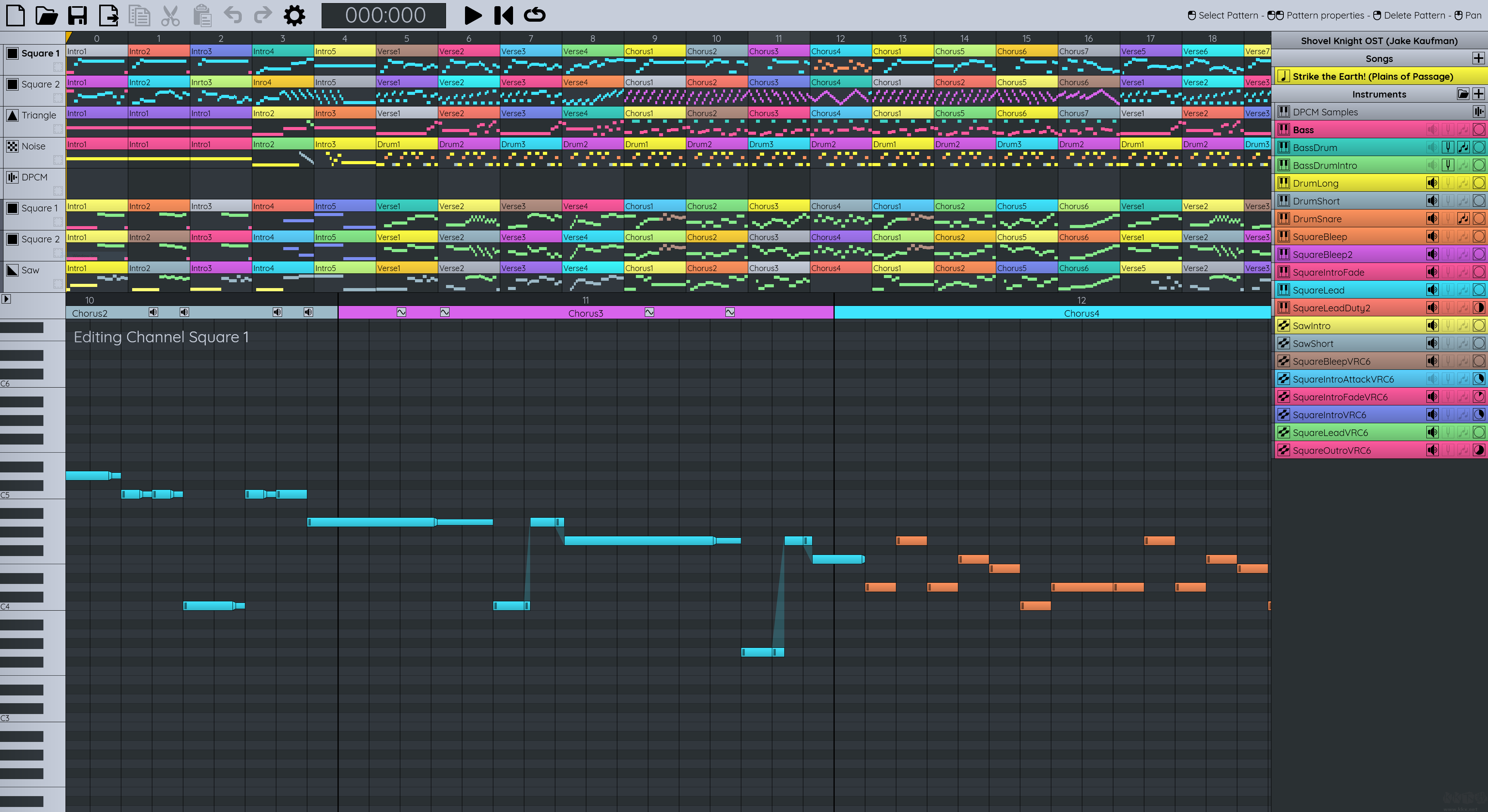 FamiStudio(8位NES音樂編輯器)