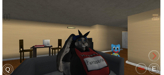 可怕的人在窗口擁抱完整