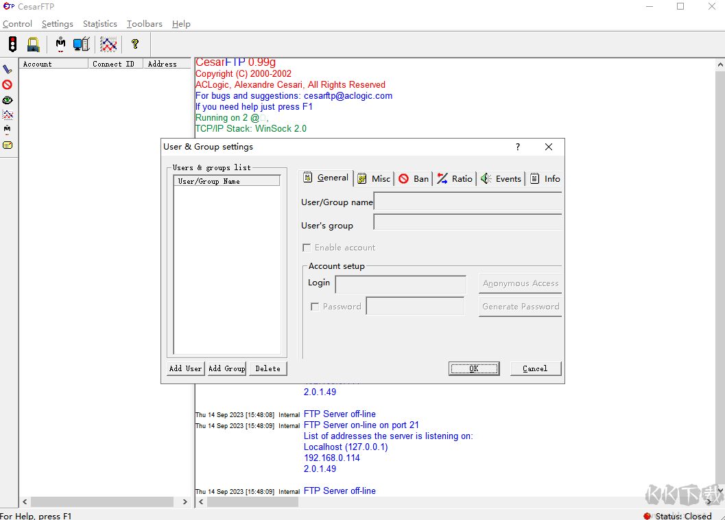 CesarFTP專業(yè)版2023最新