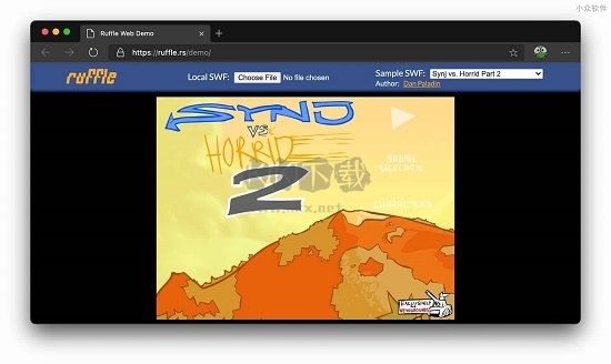 Ruffle(Flash Player模擬器)