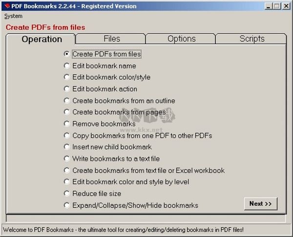 PDF Bookmarks(PDF書簽編輯器)