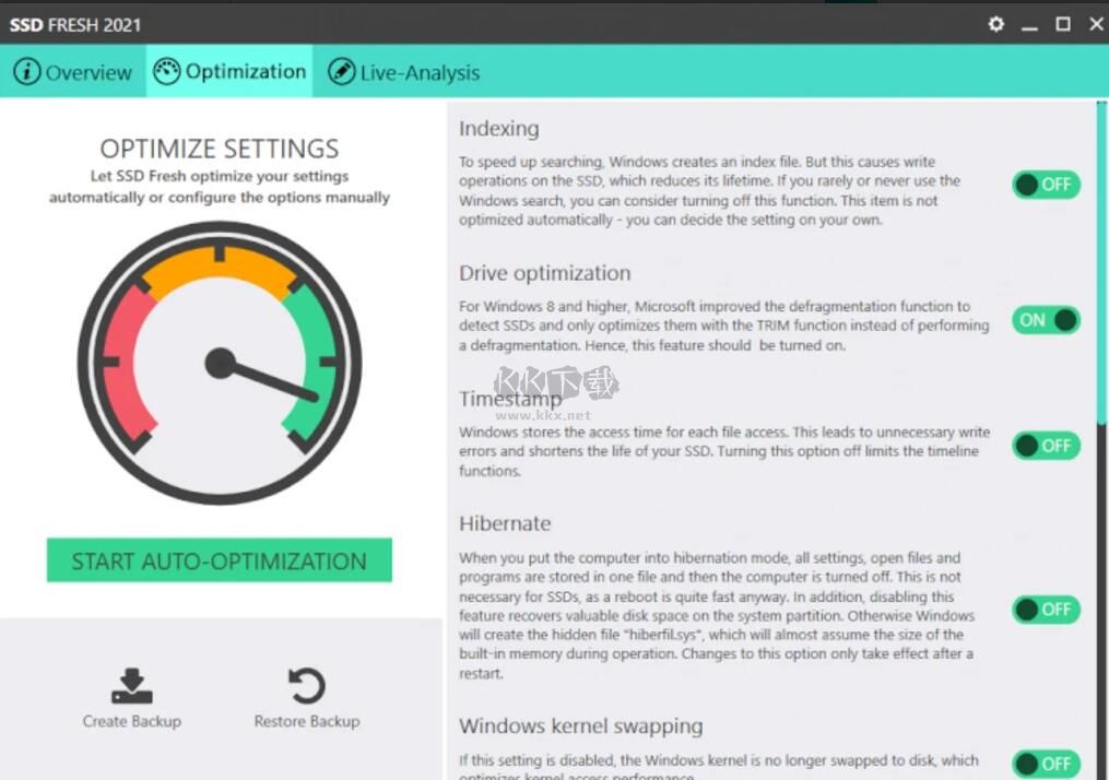 SSD Fresh固態(tài)硬盤優(yōu)化工具