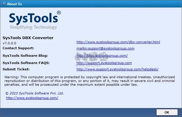 SysTools DBX to PST Converter(DBX轉(zhuǎn)換PST工具)