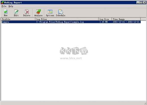 網(wǎng)絡(luò)日志分析工具(WebLog Expert)
