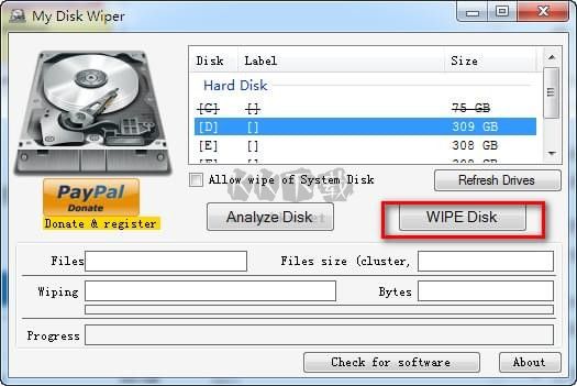 My Disk Wiper(硬盤(pán)格式化工具)