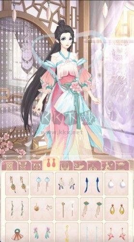 宮廷古風(fēng)換裝少女