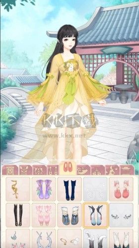 宮廷古風(fēng)換裝少女