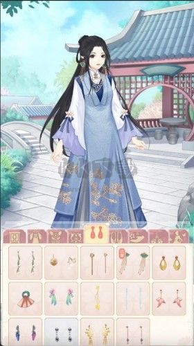 宮廷古風(fēng)換裝少女