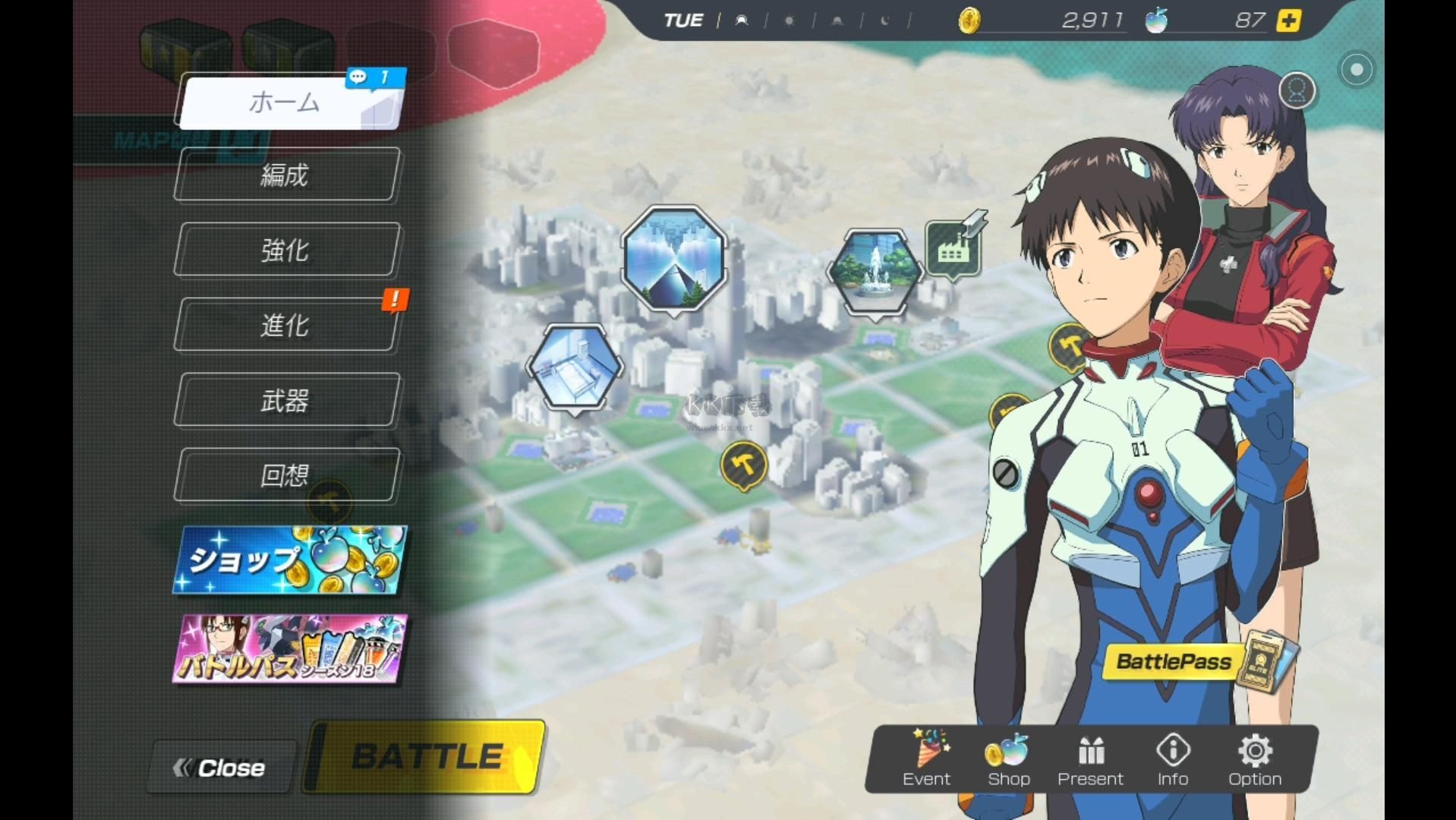 新世紀福音戰(zhàn)士：戰(zhàn)斗領域日服