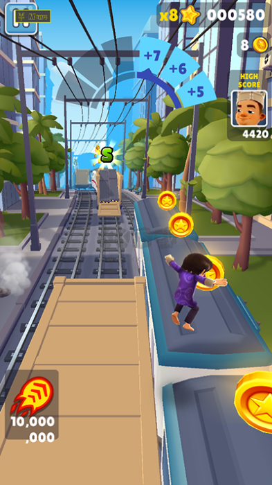 地鐵跑酷內(nèi)置菜單版