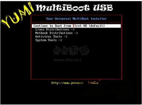 YUMI(多系統(tǒng)u盤(pán)啟動(dòng)盤(pán)制作工具)