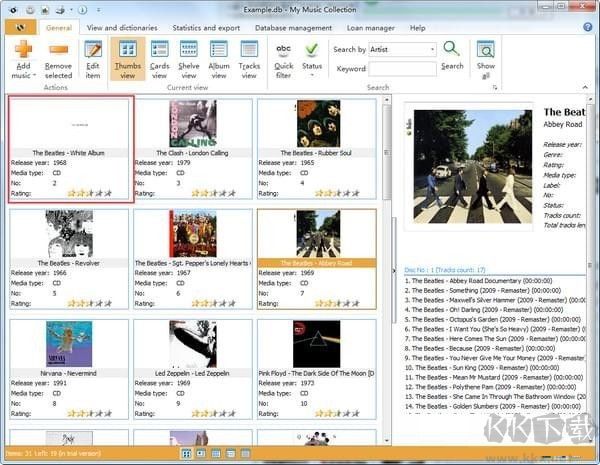 My Music Collection(音樂文件管理工具)