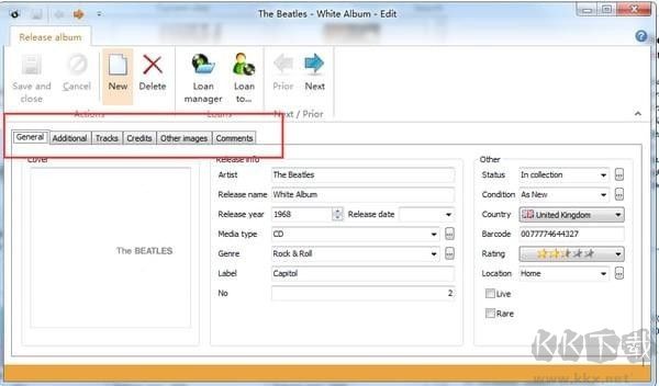 My Music Collection(音樂文件管理工具)