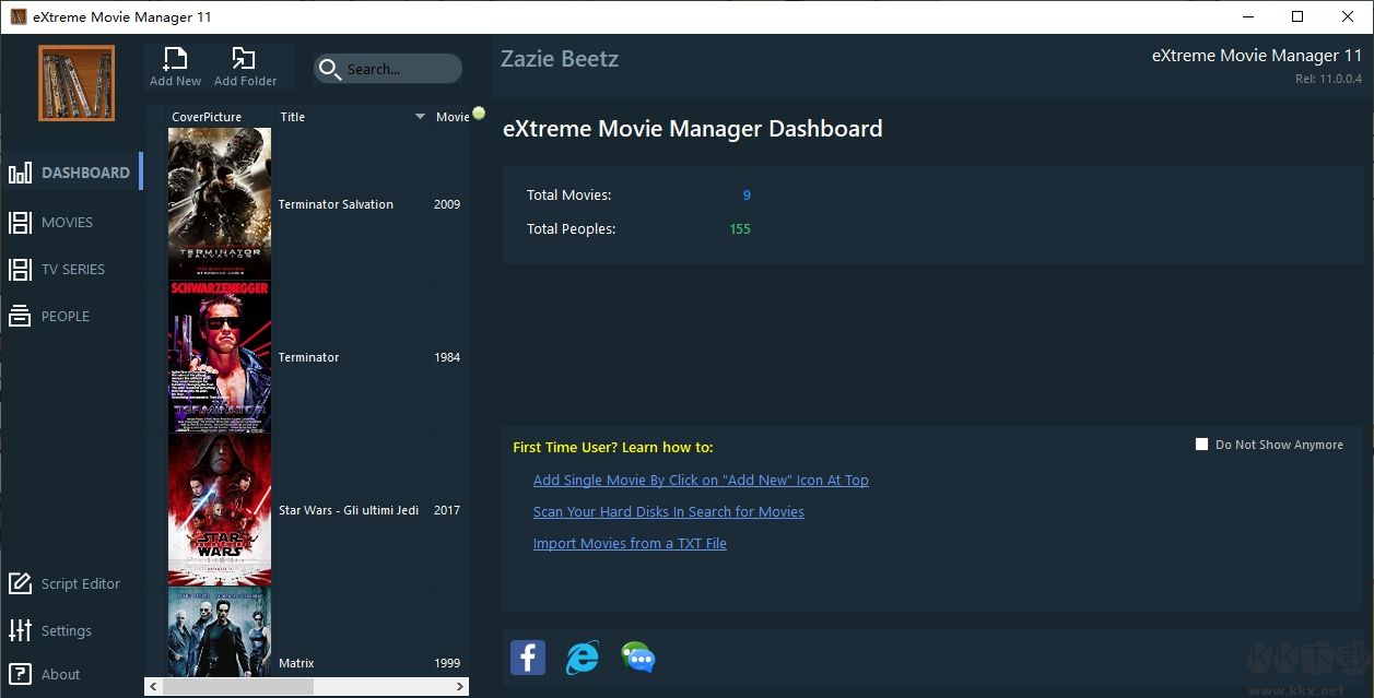 eXtreme Movie Manager(視頻管理軟件)