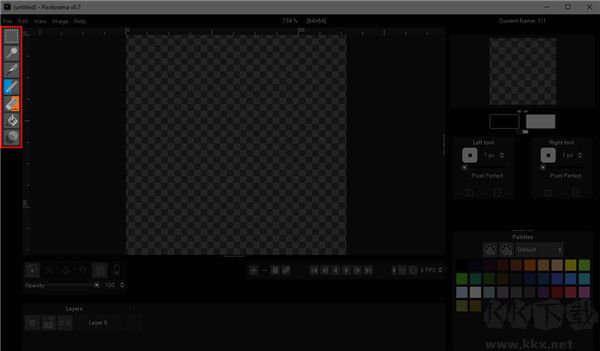 Pixelorama(像素畫繪制工具)