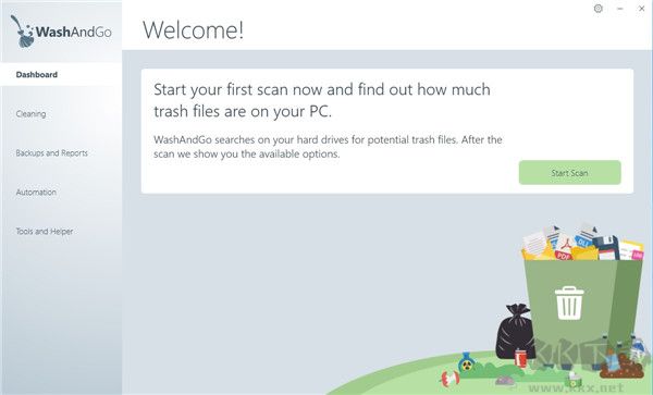 Abelssoft WashAndGo(磁盤清理工具)