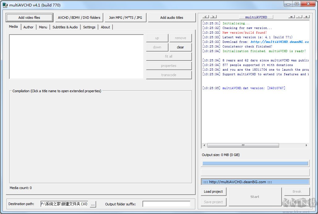 multiAVCHD(視頻封裝軟件)