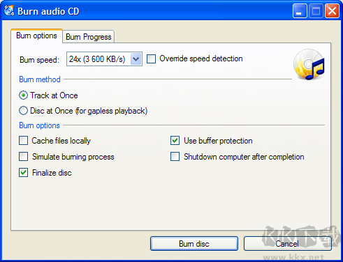 CDBurnerXP(光盤刻錄軟件)
