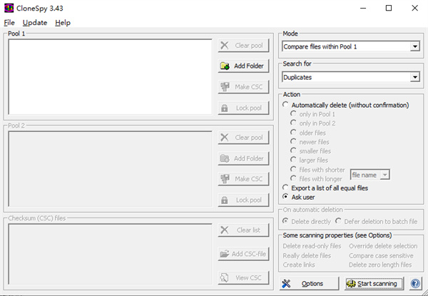 CloneSpy(重復(fù)文件掃描工具)