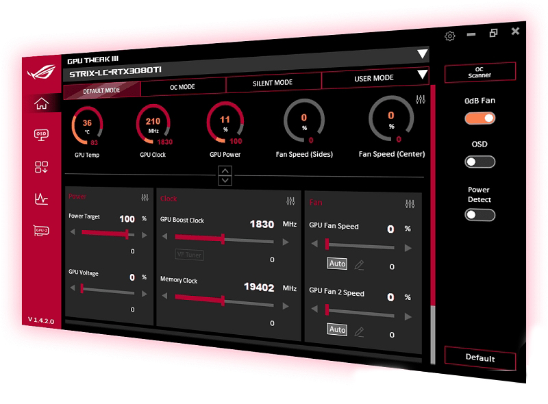 GPU Tweak3(顯卡超頻工具)