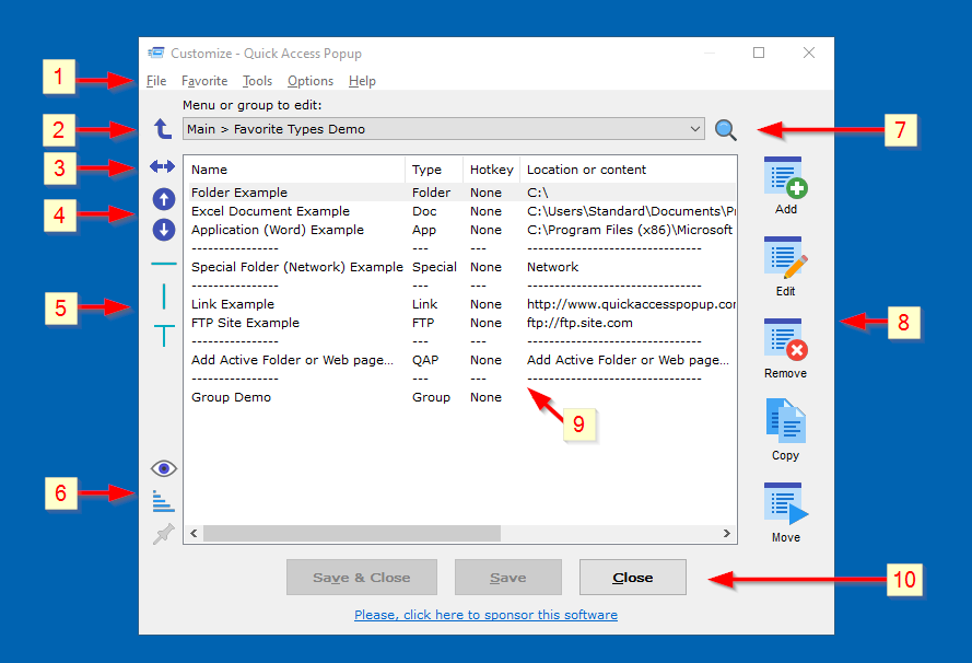 Quick Access Popup(快速啟動(dòng)器工具)