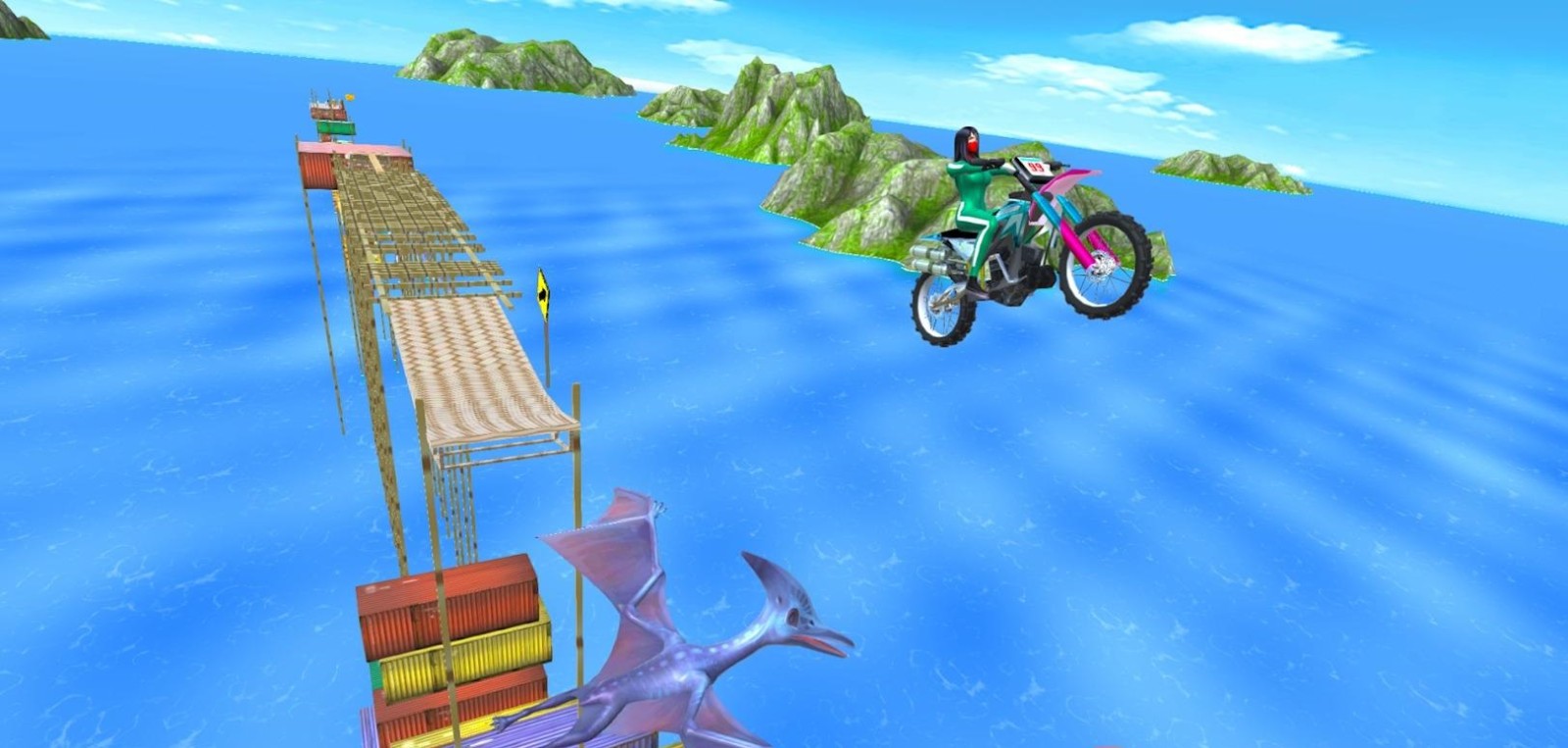 侏羅紀(jì)摩托車特技安卓版