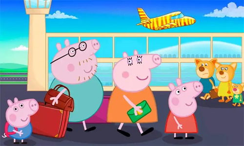 寶寶愛玩坐飛機