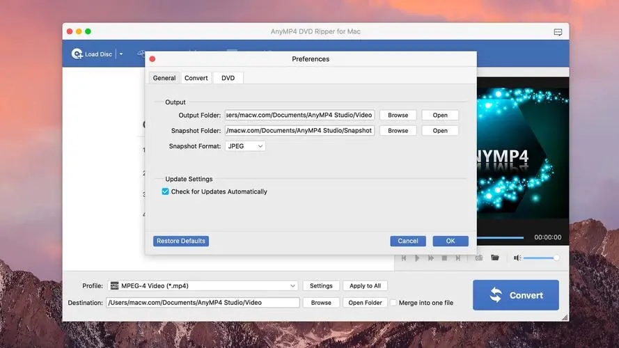 AnyMP4 DVD Ripper(DVD轉(zhuǎn)換軟件)