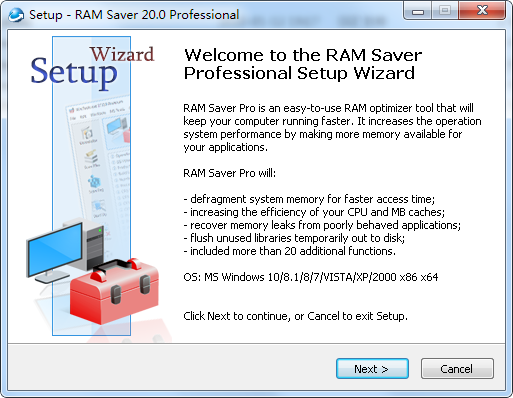 RAM Saver Professional(內存管理工具)