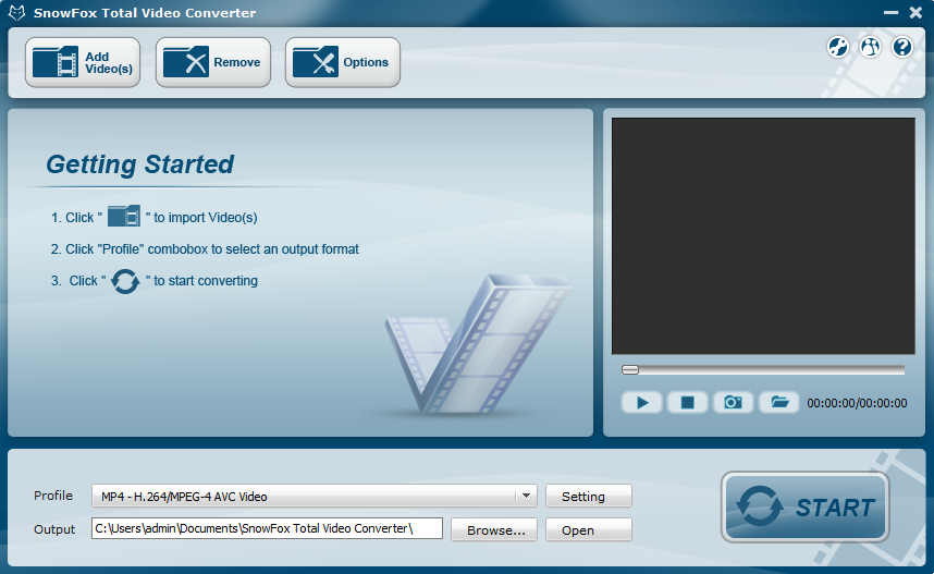 SnowFox Total Video Converter(視頻轉(zhuǎn)換器)