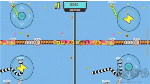 雙人亂斗貪吃蛇聯(lián)機(jī)版