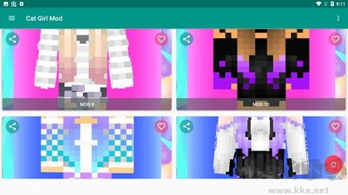 我的世界貓娘模組無遮掩版