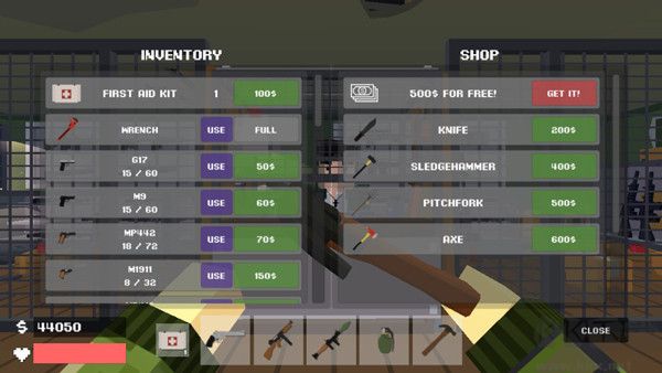 像素戰(zhàn)斗僵尸突襲MOD菜單