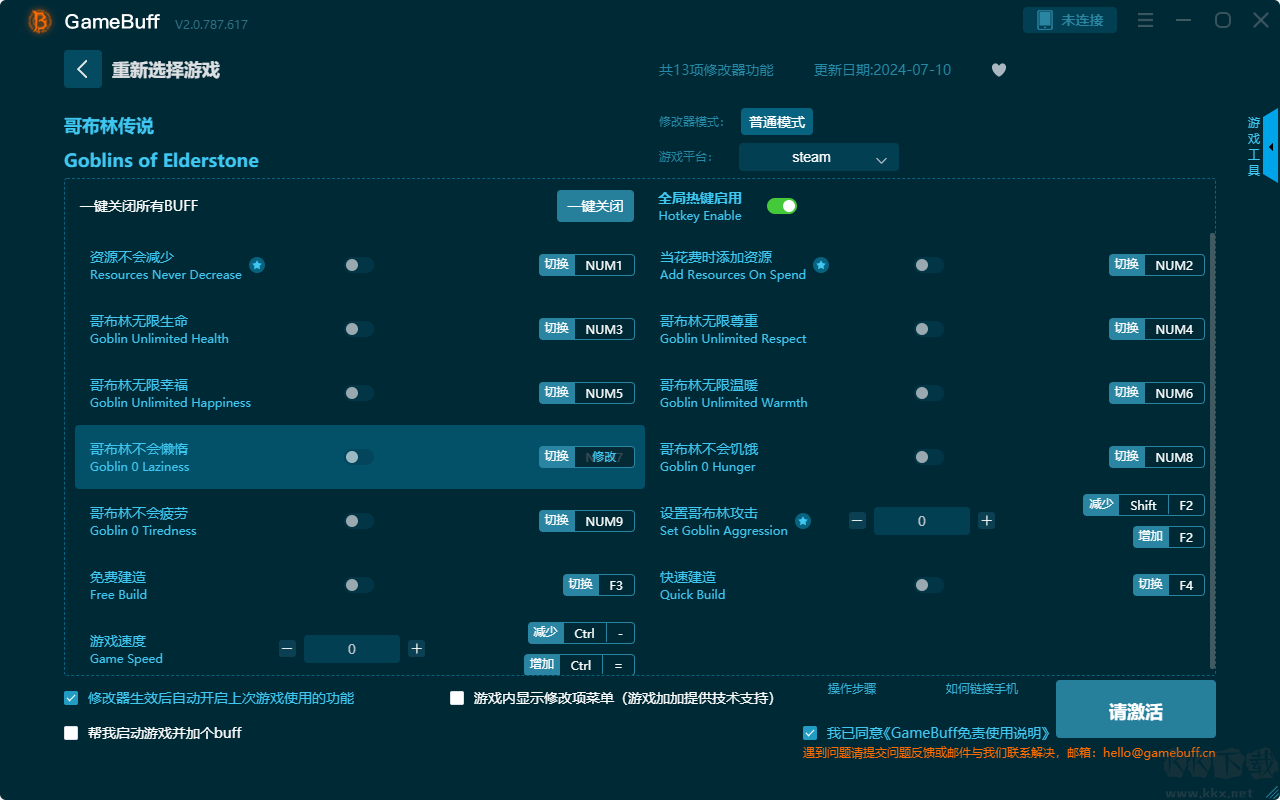 哥布林傳說十三項修改器電腦版