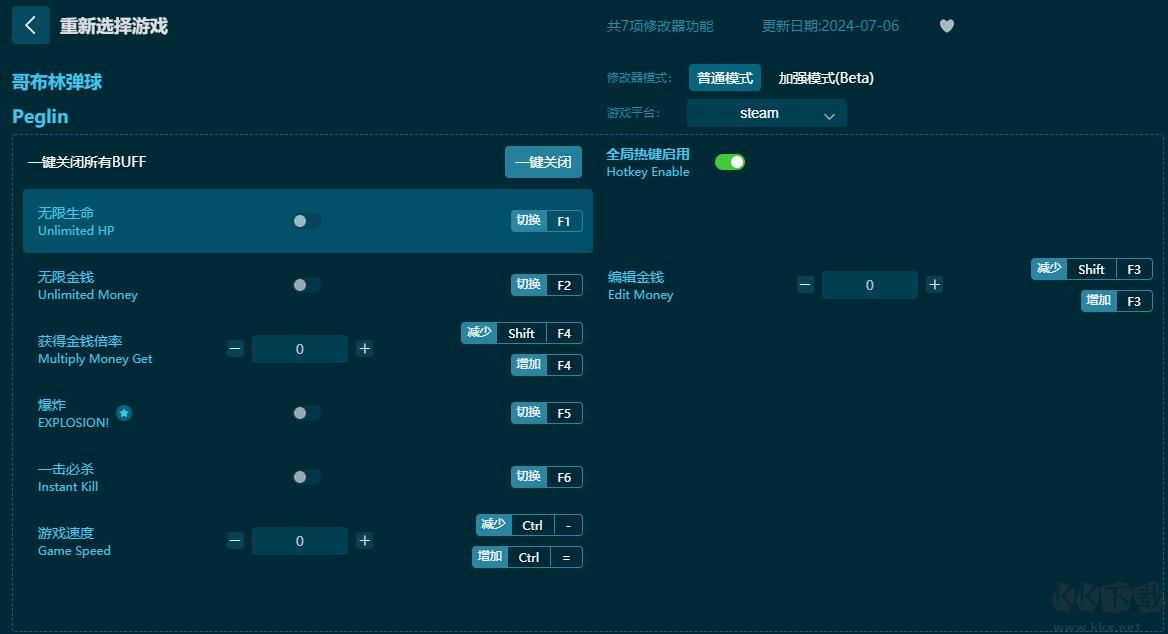 哥布林彈球七項(xiàng)修改器