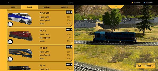 美國火車模擬器