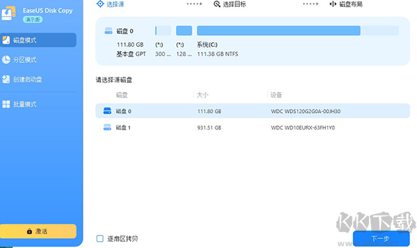 EaseUS Disk Copy(磁盤克隆工具)